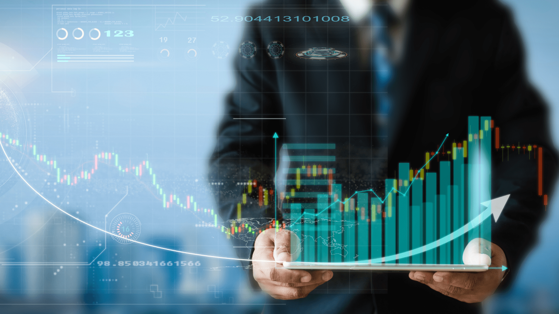 Obrazek przedstawiający rosnący zysk