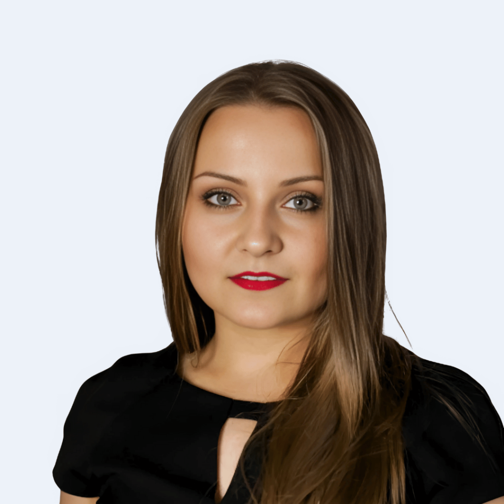 Obraz przedstawiający Barbarę Trzaskę