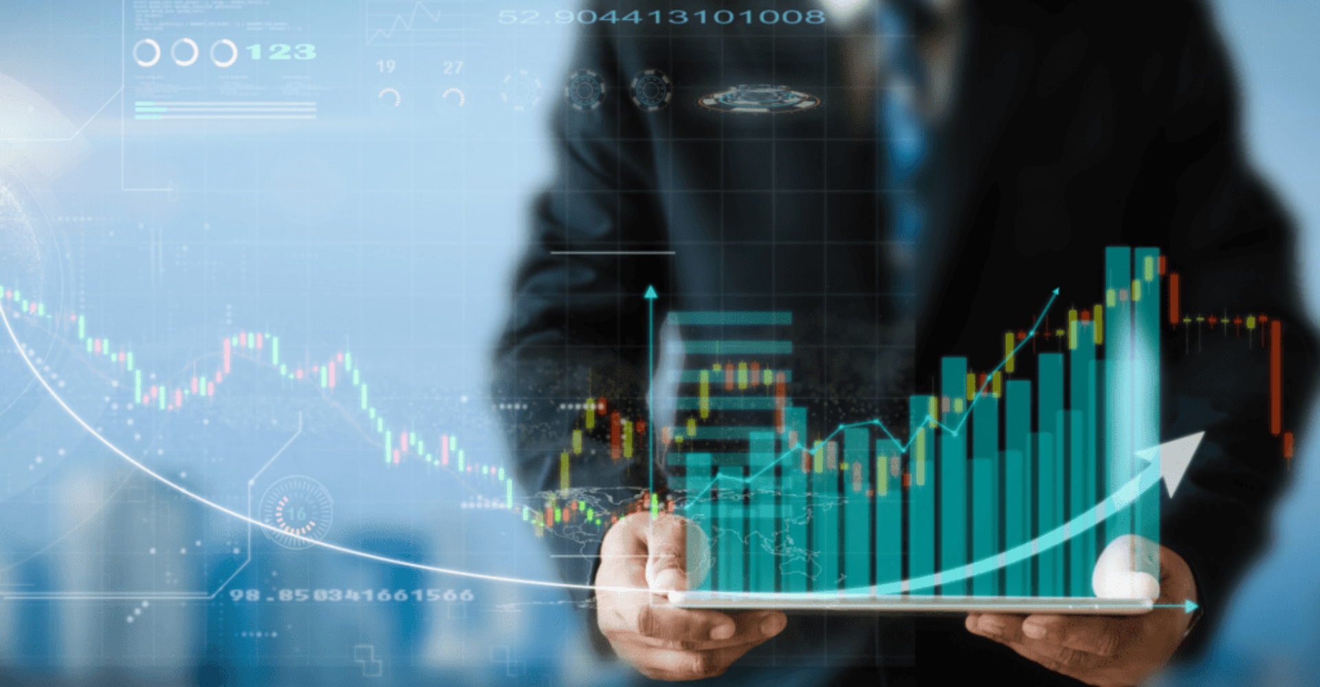 Obrazek przedstawiający rosnący zysk