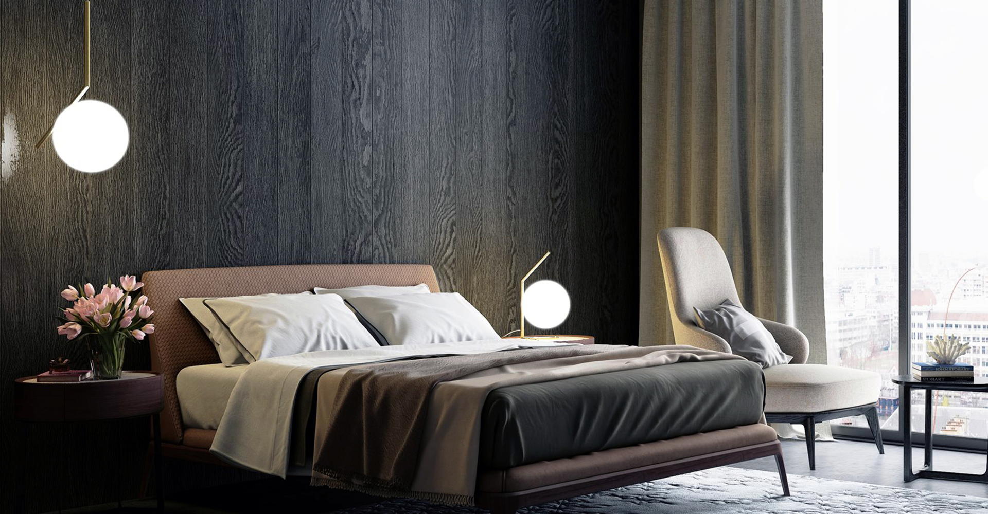 Sypialnia w mieszkaniu