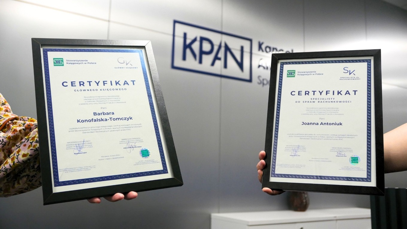 Certyfikaty księgowych w kancelarii podatkowej andrzej nowak