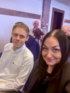 dwójka naszych doradców biznesowych – Agnieszka Sroczyńska oraz Hubert Kościelski