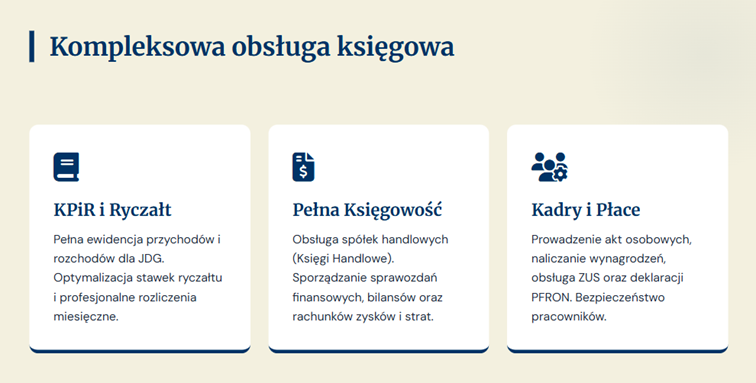 Kompleksowa obsługa księgowa